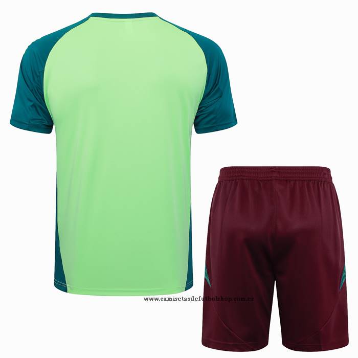 Chandal del Mexico 24-25 Manga Corta Verde - Pantalon Corto